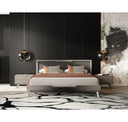 Soria Modern Grey Wash Mirror