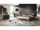 Carmen Mid-Century Modern Walnut Bed