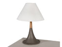 Nunez Modern Concrete & Oak Table Lamp
