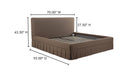 Maren Queen Bed Brown