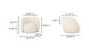 Rae Outdoor Accent Chair Cream