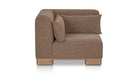 June Corner Chair Dark Brown