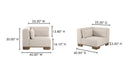 June Corner Chair Oatmeal