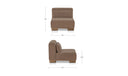 June Slipper Chair Dark Brown