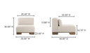 June Slipper Chair Oatmeal