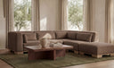 June Ottoman Dark Brown
