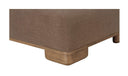 June Ottoman Dark Brown