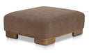 June Ottoman Dark Brown