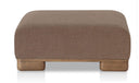June Ottoman Dark Brown