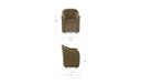 Drava Rolling Dining Chair Green