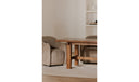 Drava Rolling Dining Chair Beige