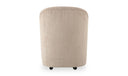 Drava Rolling Dining Chair Beige