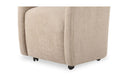 Drava Rolling Dining Chair Beige