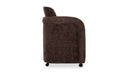 Mesto Rolling Dining Chair Dark Brown