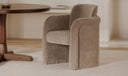 Mesto Rolling Dining Chair Taupe