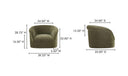 Thora Lounge Chair Dark Green