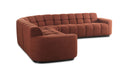 Roman L-Shaped Sectional Rust
