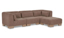 June Lounge Modular Sectional Dark Brown
