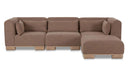 June Lounge Modular Sectional Dark Brown