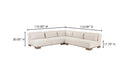 June Corner Modular Sectional Oatmeal