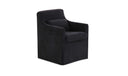 Lydia Slipcover Dining Chair Black