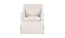 Lydia Slipcover Dining Chair Beige