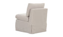 Fable Slipcover Dining Slipper Chair Beige