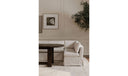 Fable Slipcover Dining Chair and Half Beige