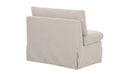 Fable Slipcover Dining Chair and Half Beige
