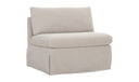 Fable Slipcover Dining Chair and Half Beige