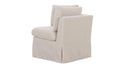 Fable Slipcover Dining Corner Chair Beige