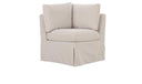 Fable Slipcover Dining Corner Chair Beige