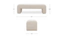 Verity Bench Oatmeal