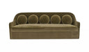 Rialto Sofa Dark Green Faux Mohair