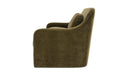 Rialto Sofa Dark Green Faux Mohair