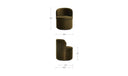 Dane Swivel Dining Chair Faux Green Mohair