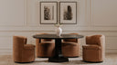 Dane Swivel Dining Chair Heritage Pink