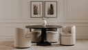 Dane Swivel Dining Chair Oatmeal