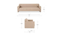 Leo Sofa Taupe