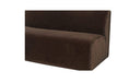 Naomi Convex Sofa Dark Brown