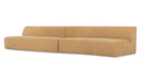Naomi 2 Piece Wave Modular Sectional Golden Yellow
