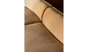 Naomi 2 Piece Concave Modular Sectional Golden Yellow