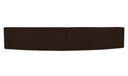 Naomi 2 Piece Concave Modular Sectional Dark Brown