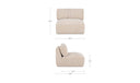 Matina Slipper Chair Oatmeal