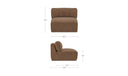Matina Slipper Chair Taupe