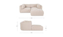 Matina Nook Modular Sectional Oatmeal