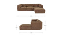 Matina Lounge Modular Sectional Taupe