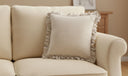 Betty 20 Inch Cushion Beige Stripe