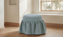 Heidi Storage Ottoman Light Blue