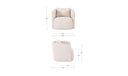 Cecil Accent Chair Warm White